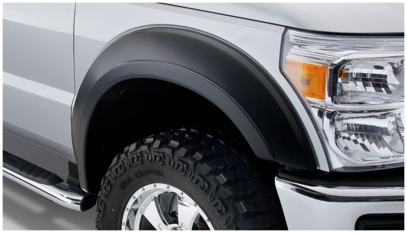 Bushwacker 11-16 Ford F-250 Super Duty Styleside Extend-A-Fender Style Flares 2pc Black 20085-02