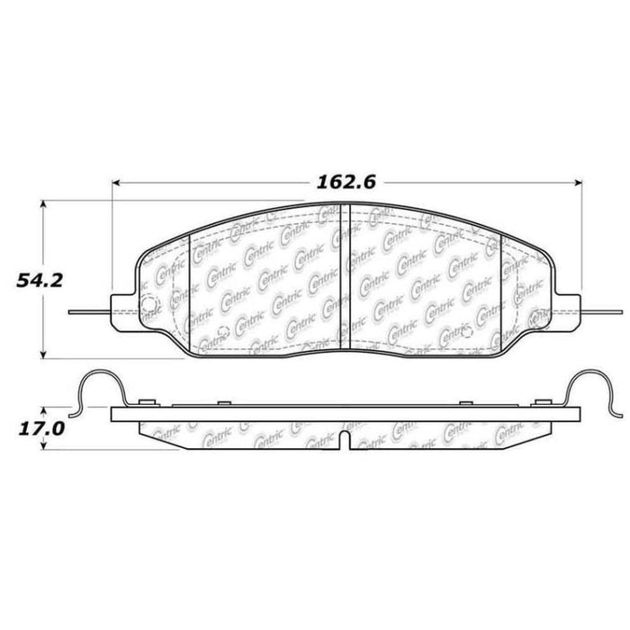 StopTech Street Touring 05-09 Ford Mustang Cobra/Mach 1 V6/GT Front Brake Pads 308.1081