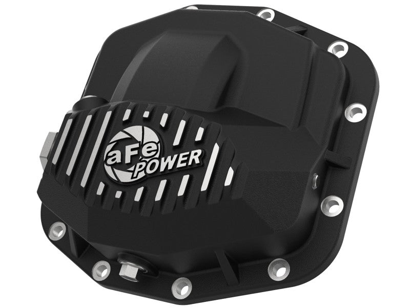 aFe Power Pro Series Front Differential Cover Black (Dana M210) 18-19 compatible with Jeep Wrangler JL 2.0L (t) 46-71030b