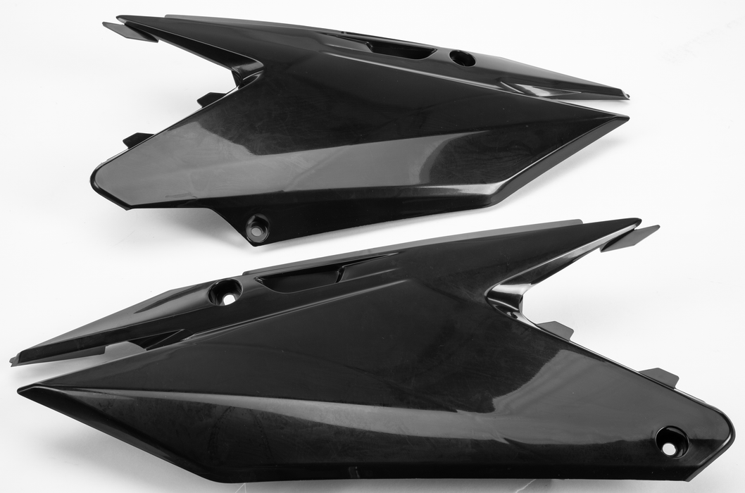 Polisport Side Panel Set (Restyle ('19)) (Black) Compatible With 01-08 SUZUKI RM250