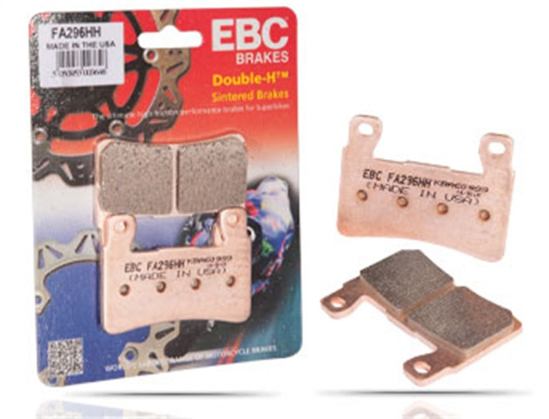 EBC Brakes Double-H Sintered Brake Pads Compatible for Kawasaki EX500 1987-2006 Front