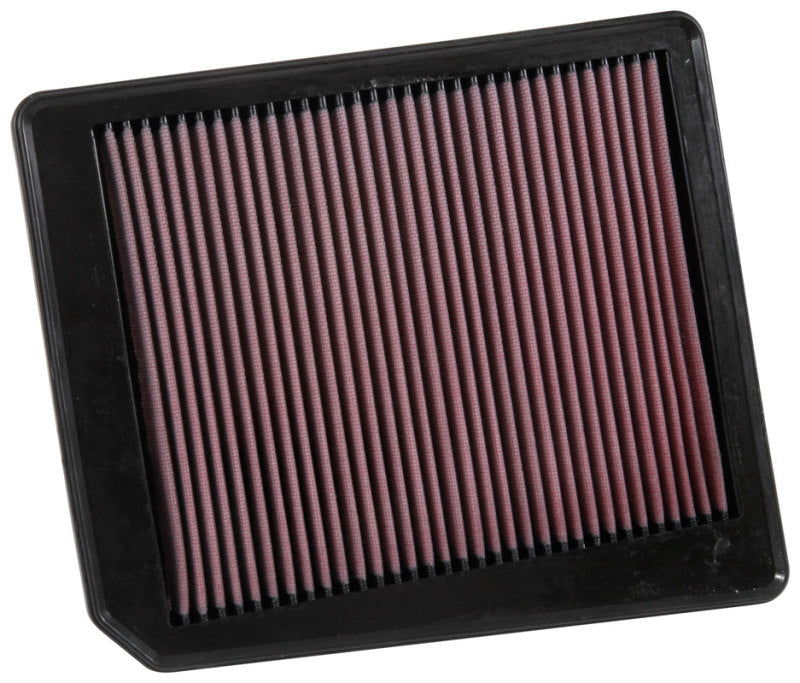 K&N 2017 Compatible with Nissan Titan V8-5.6L F/I Drop In Replacement Air Filter 33-5062