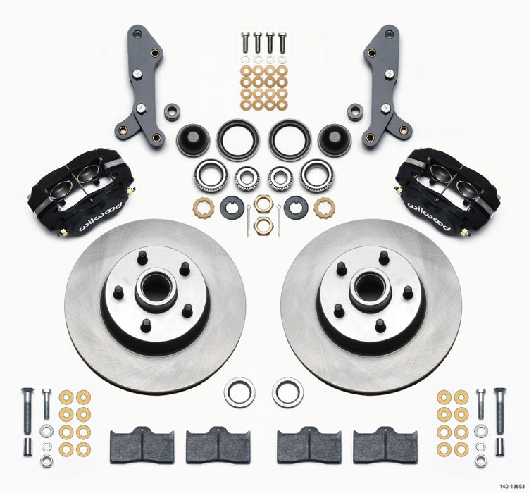 Wilwood Forged Dynalite-M Front Kit 11.30in 1 PC Rotor&Hub 60-68 Ford / Mercury Full Size / Galaxie 140-13653