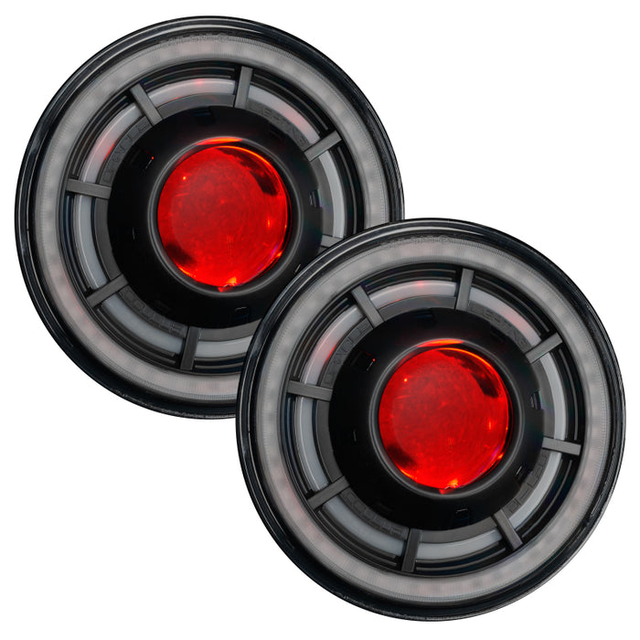ORACLE Lighting 0718 compatible with Jeep Wrangler JK Oculus 7in ColorSHIFT BiLED Projector Headlights SEE WARRANTY 5876-330