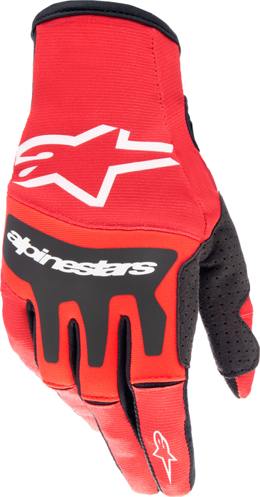 Alpinestars Techstar Gloves (Mars Red White, Medium)