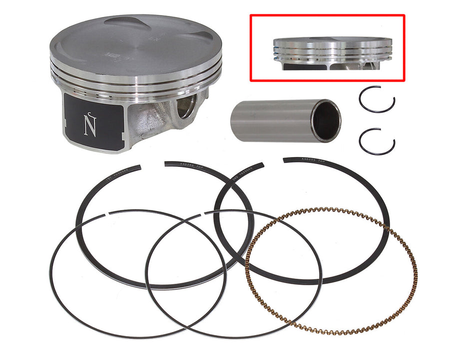 Namura, NA-40025-4, Piston Kit for 2016-2018 Yamaha 700 Grizzly, Kodiak & Wolverine .040 Over Bore 104mm