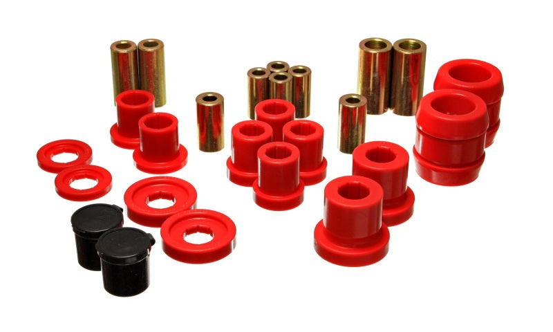 Energy Suspension 00-09 Honda S2000 Red Front End Control Arm Bushing Set 16.3120R