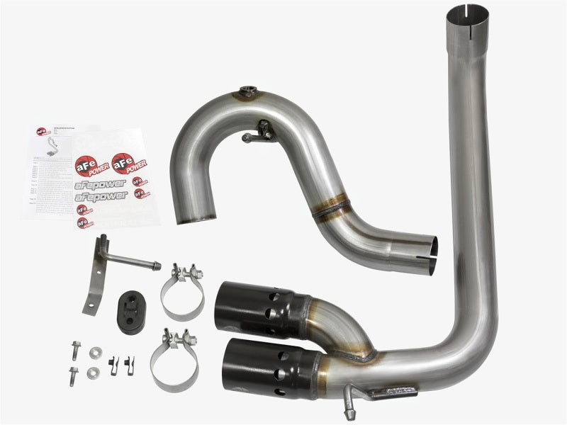 aFe Rebel Series DPF-Back 3in Side Exit SS Exhaust w/ IC Black Tip 2016 GM Colorado/Canyon 2.8L (td) 49-44065-B