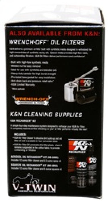 K&N E-3225 Round Air Filter 6"Od, 4-5/8"Id, 2-3/16"H; S&S Filter , black