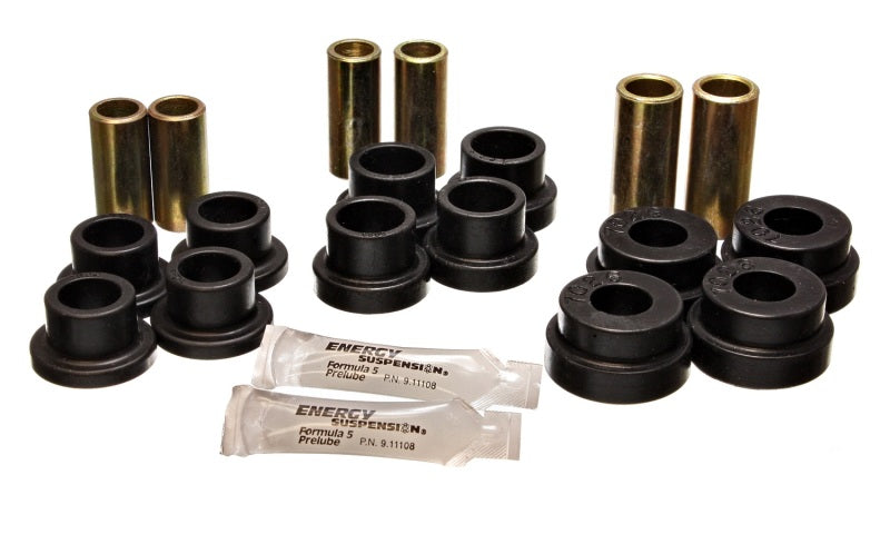 Energy Suspension 64-75 BMW 2002 Black Front Control Arm Bushing Set 12.3101G