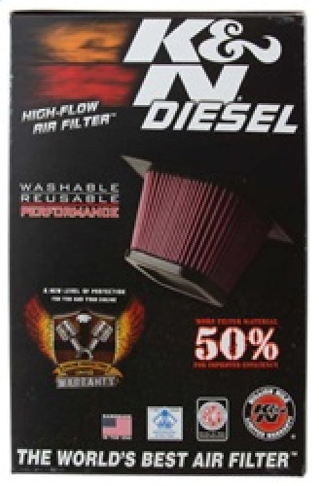 K&N 07 Compatible with Dodge Ram 2500/3500 6.7L-L6 DSL Drop In Air Filter E-0784