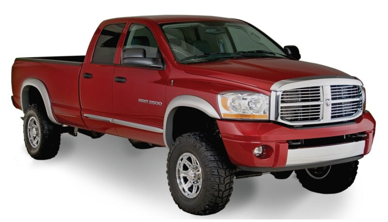 Bushwacker 06-08 Compatible with Dodge Ram 1500 Fleetside Extend-A-Fender Style Flares 4pc 97.9/98.3in Bed Black 50912-02