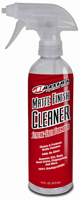 Maxima Racing USA 80-90916 Matte Finish Cleaner, 16 oz , Black