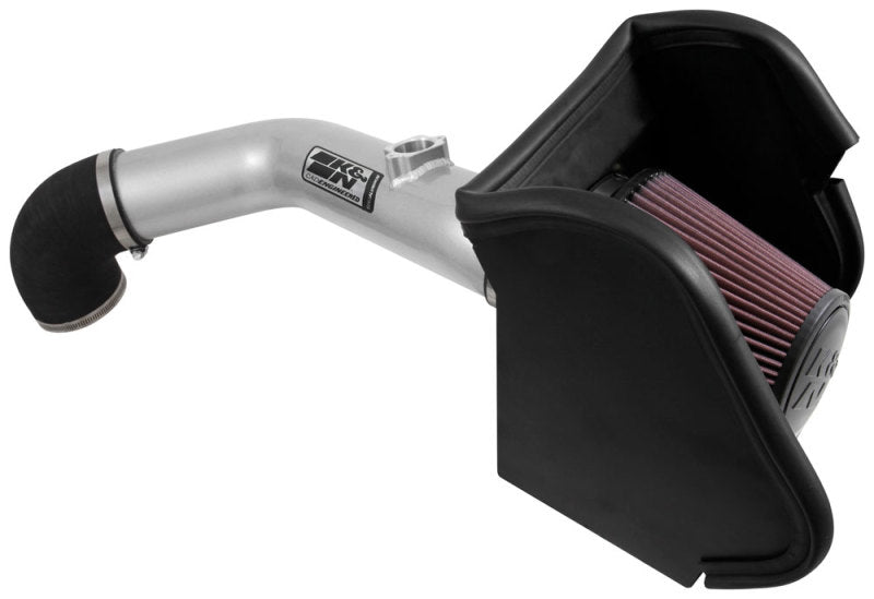 K&N 16-17 Compatible with Nissan Titan XD V8-5.0L Performance Air Intake Kit Metal 77-6017KS