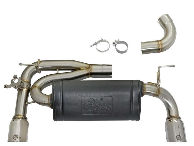 aFe MACHForce XP Exhausts Axle-Back 12-15 BMW 335i 3.0T (SS w/Polished Tips) 49-36336-P