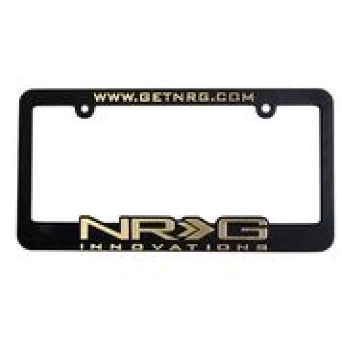 NRG License Plate Frame Gold LPF-101