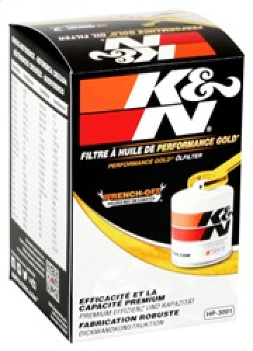 K&N Oil Filter OIL FILTER; AUTOMOTIVE HP-3001