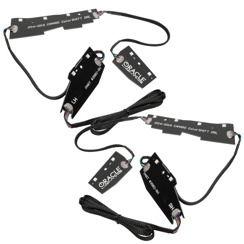 Oracle 16-18 Fits Chevy Camaro RGB+W Headlight DRL Upgrade Kit Colorshift W/O Controller See Warranty 1345-339