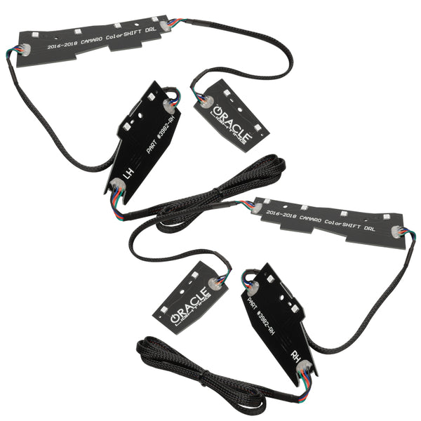 Oracle 16-18 Chevy Camaro RGB+W Headlight DRL Upgrade Kit ColorSHIFT w/o Controller SEE WARRANTY 1345-339