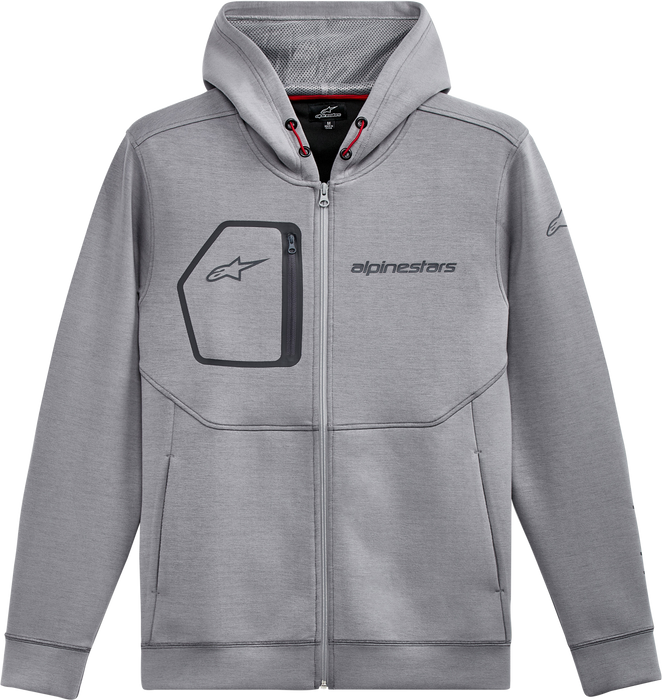 Alpinestars Convex Mens Zip Up Hoody Gray MD