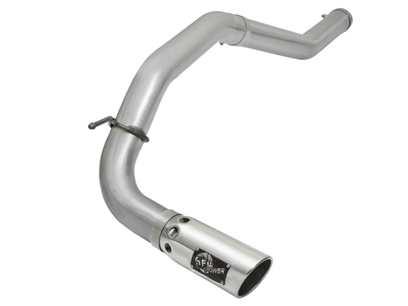 aFe LARGE Bore HD Exhausts 4in DPF-Back SS-409 2016 Compatible with Nissan Titan XD V8-5.0L CC/SB (td) 49-46113-P