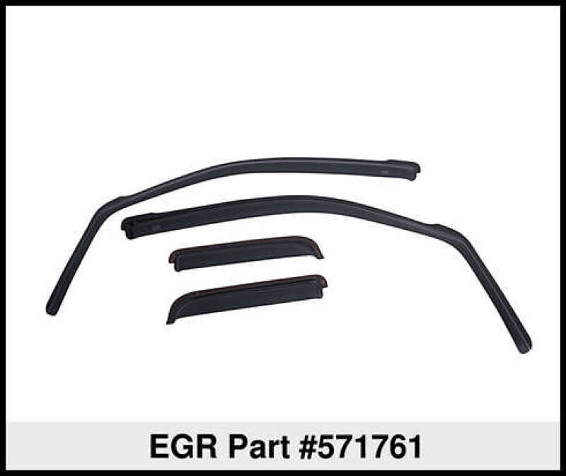 EGR 15+ Chevy Suburban/GMC Yukon XL In-Channel Window Visors Set of 4 (571761) 571761