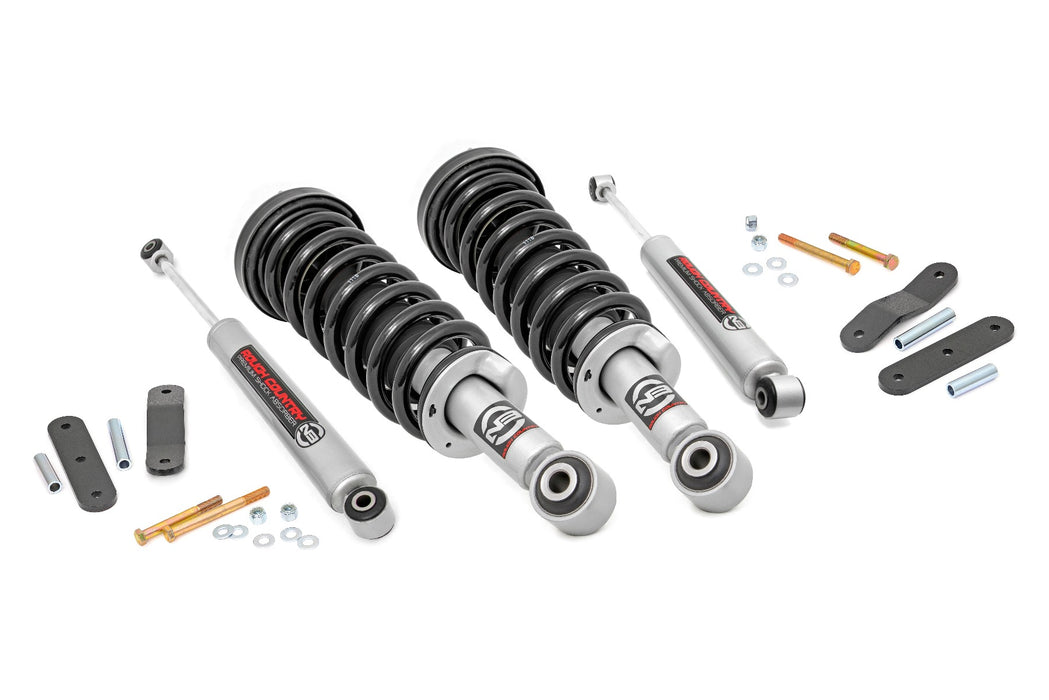 Rough Country 2.5 Inch Lift Kit N3 Struts/N3 Compatible with Nissan Frontier 4Wd (2005-2023) 86731