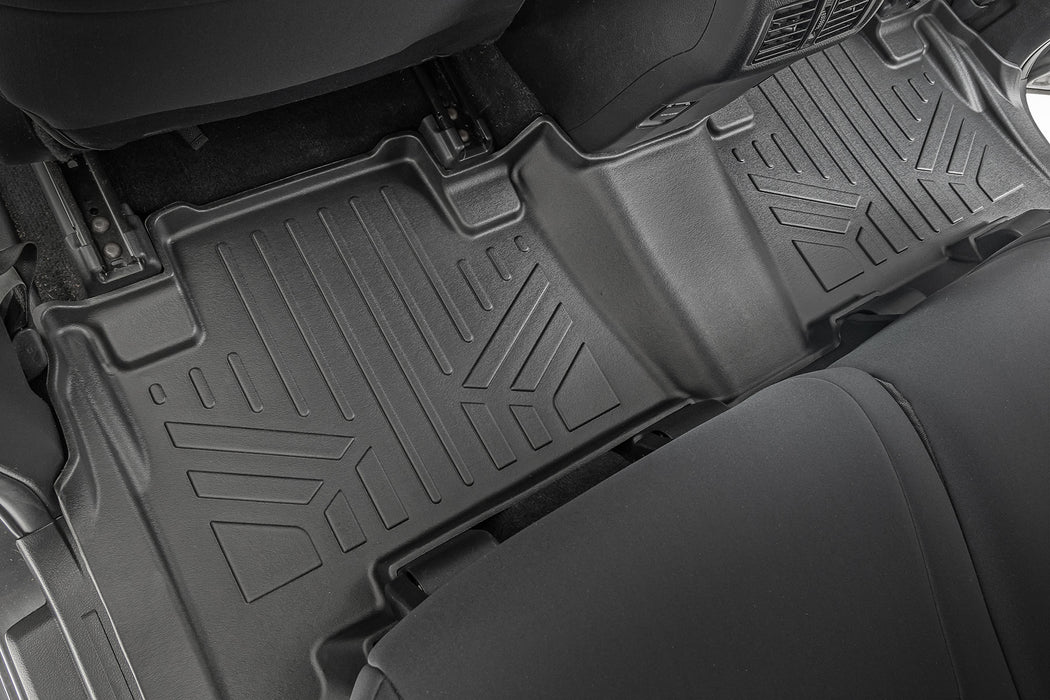 Rough Country Floor Mats Front and Rear Fits toyota4Runner 2WD/4WD (2013-2023)