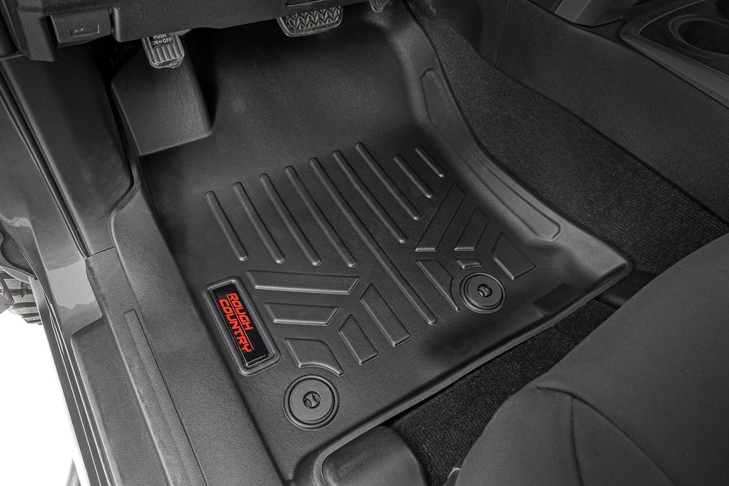 Rough Country Floor Mats Front and Rear Fits toyota4Runner 2WD/4WD (2013-2023)