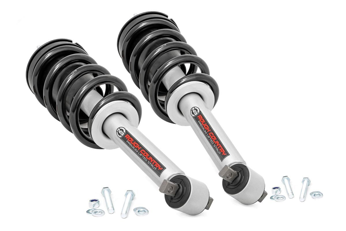 Rough Country Loaded Strut Pair 3.5 Inch Lift Fits Chevy/GMC 1500 (14-18) 501130