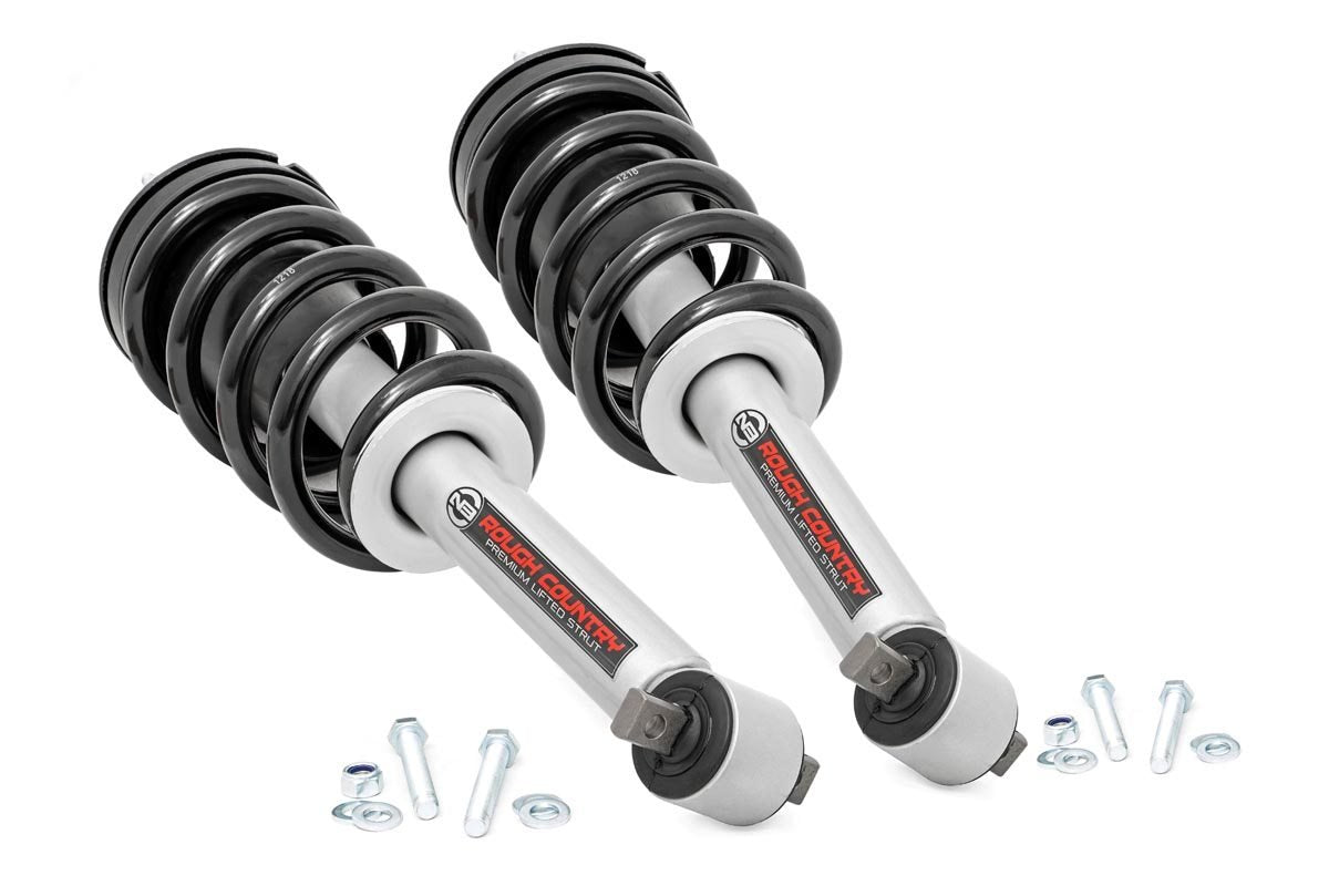 Rough Country Loaded Strut Pair 3.5 Inch Fits Chevy/GMC 1500 Truck/Suv (07-14) 501084
