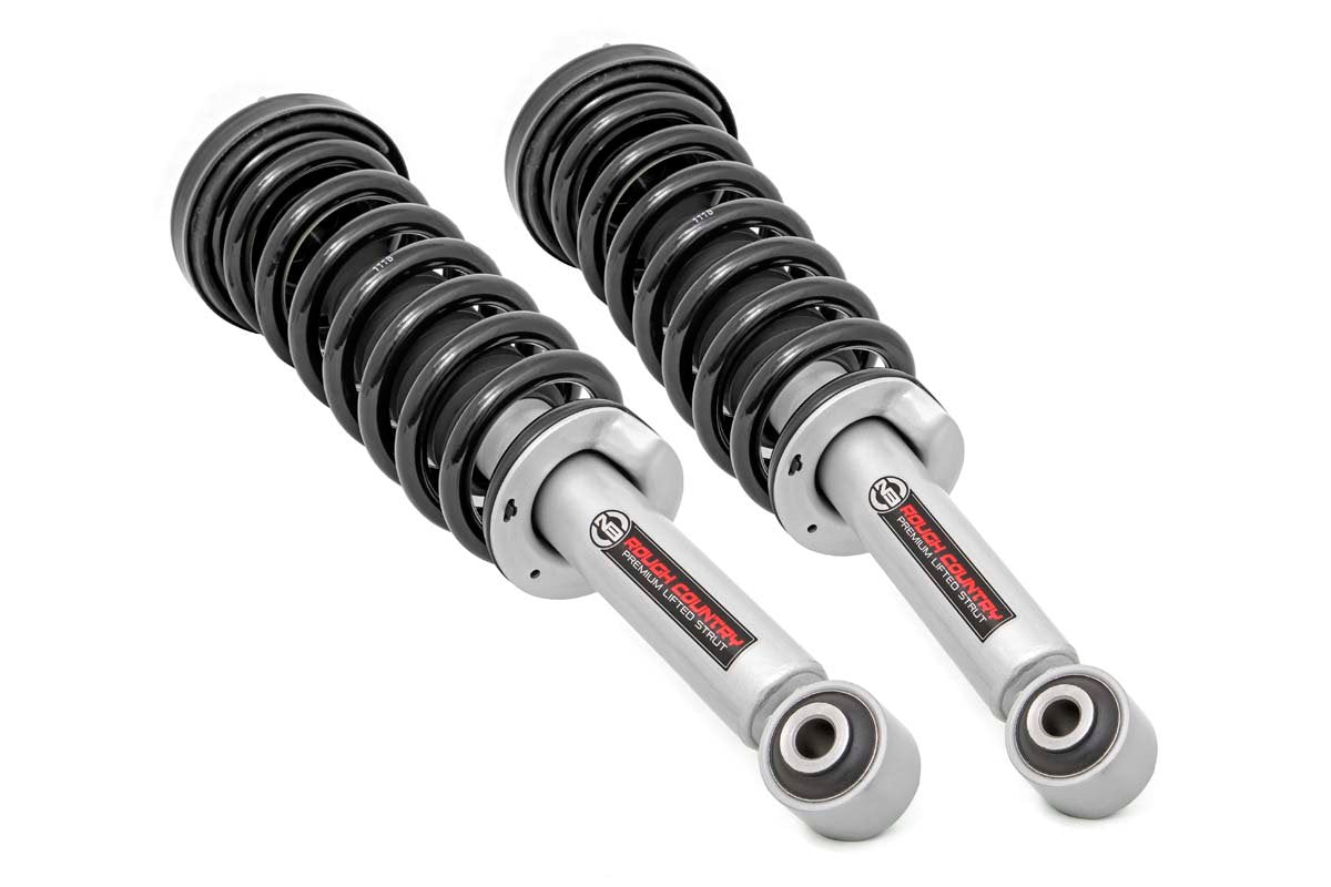 Rough Country Loaded Strut Pair 6 Inch Fits Nissan Frontier 4WD (2005-2023) 501058