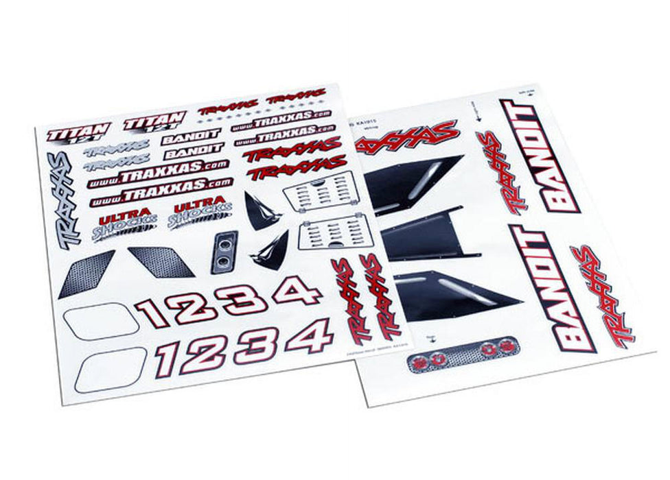 Traxxas Bandit Decal Sheet 2413X