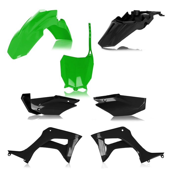 Acerbis Full Plastic Kit (GREEN/BLACK) For 19-23 HONDA CRF110F