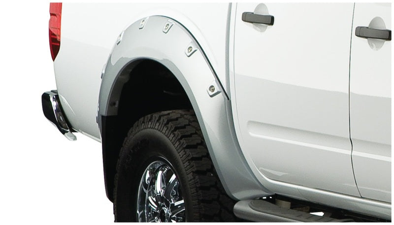 Bushwacker 06-14 Compatible with Nissan Frontier Styleside Boss Pocket Style Flares 4pc 73.3in Bed Black 71907-02