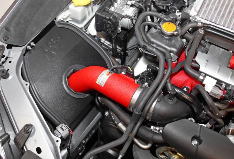 K&N 2015 Subaru WRX-STI 2.5L H4 Red Typhoon Short Ram Intake 69-8007TWR