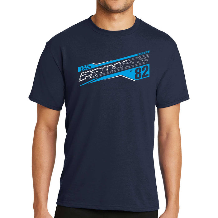 Pro-Line Racing Pro-Line Streak Deep Navy T-Shirt Small PRO985401 Apparel