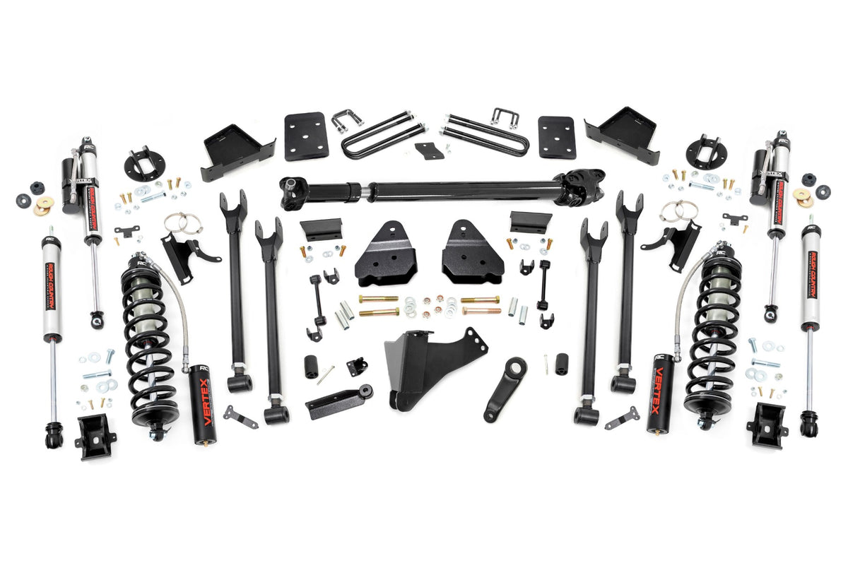 Rough Country 6 Inch Lift Kit 4-Link D/S C/O Vertex Fits Ford F-250/F-350 Super Duty (17-22) 56059