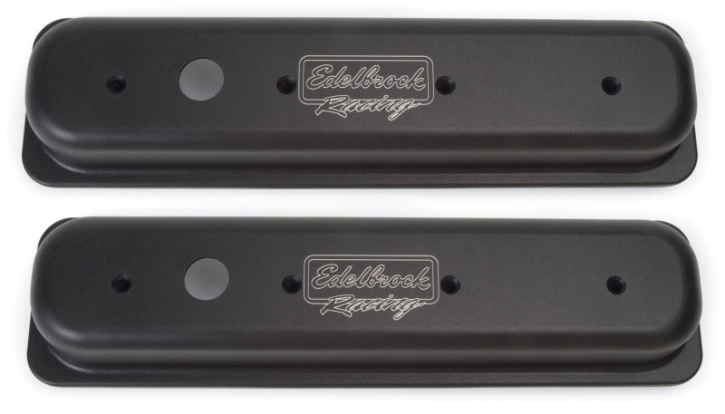 Edelbrock Valve Cover Victor Series Chevrolet 1987-1995 262-400 CI V8 Black 41723