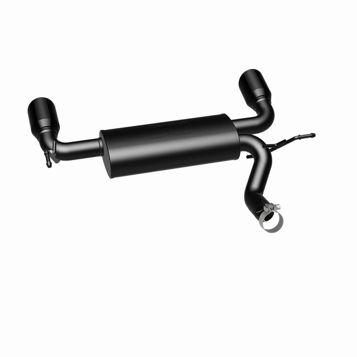 MagnaFlow 07-17 compatible with Jeep Wrangler JK 3.8/3.6L Dual Split Rear Exit Black Axle-Back Exhaust 15160