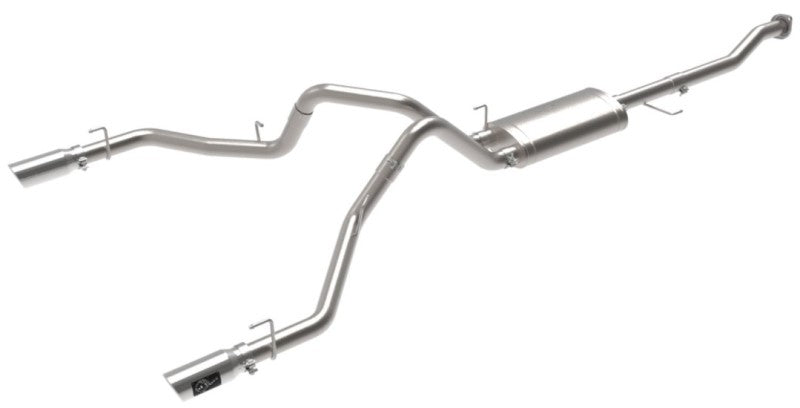 aFe Vulcan Series 3in 304SS Cat-Back w/ Polished Tips 15-20 Ford F-150 V6 2.7L/35L(tt) / V8 5.0L 49-33130-P