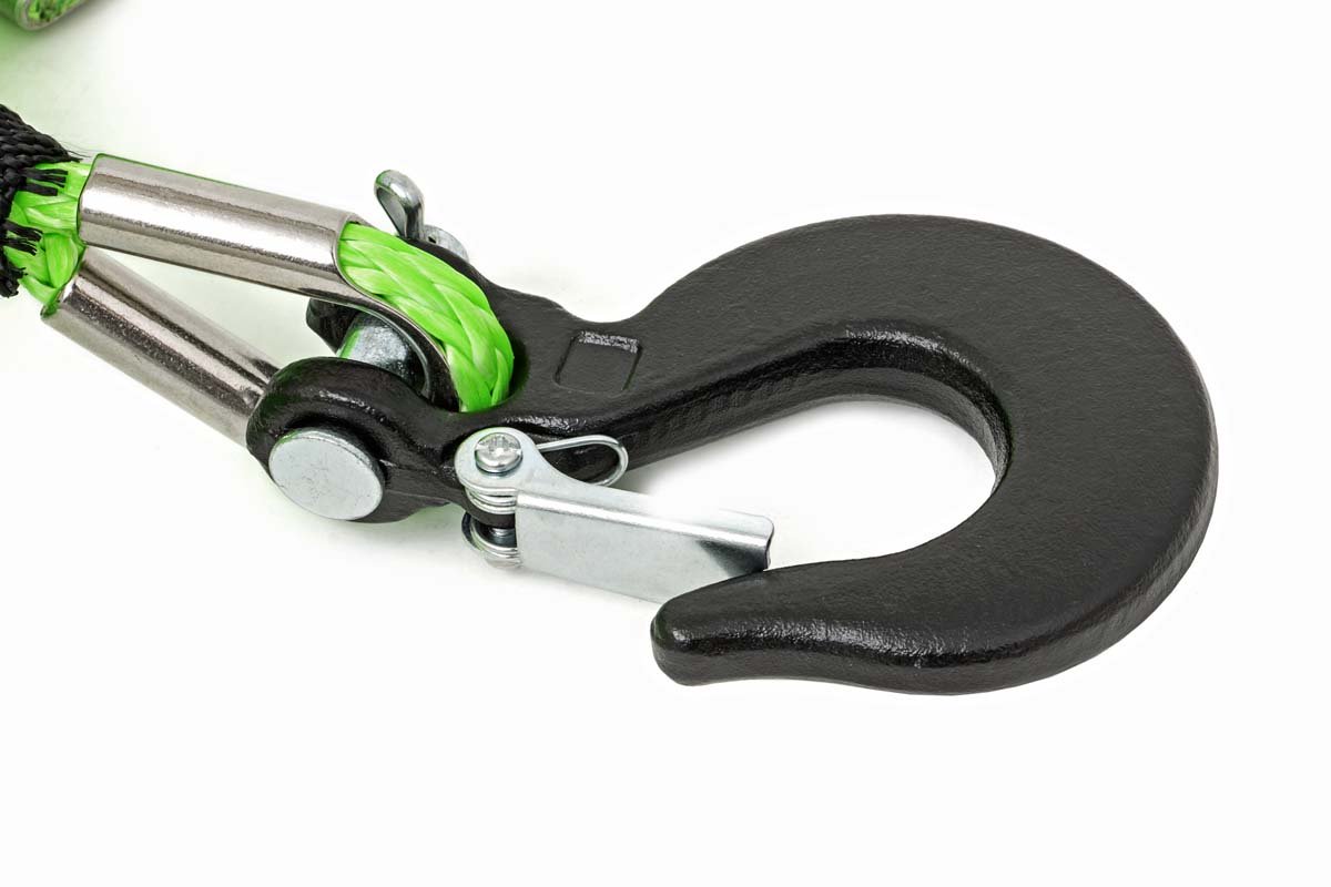 Rough Country Synthetic Rope 1/4 Inch 50 Ft Lime Green RS142