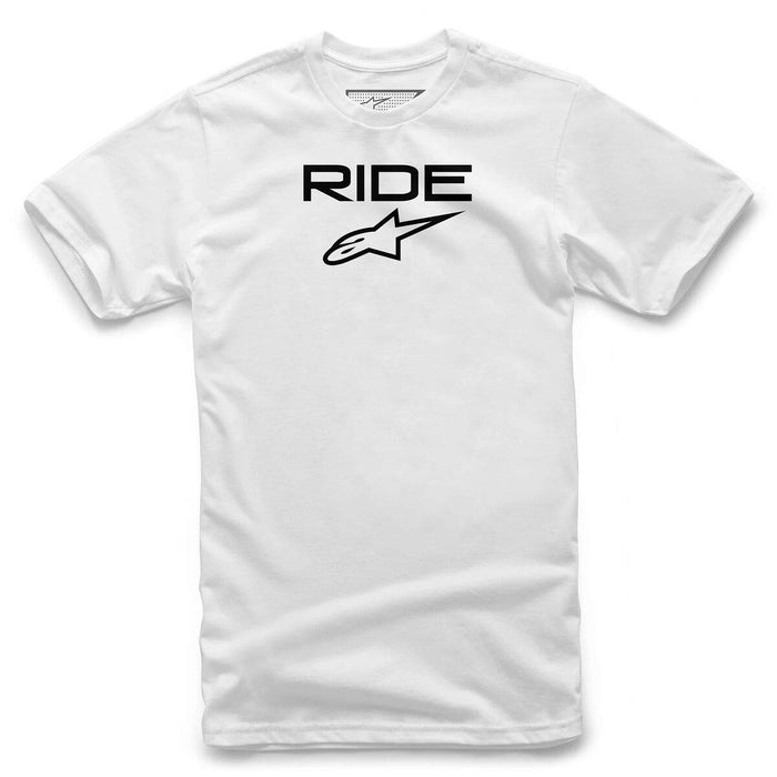 Alpinestars Unisex-Adult Ride 2.0 Tee-White/Black (2X) (Multi, One Size)