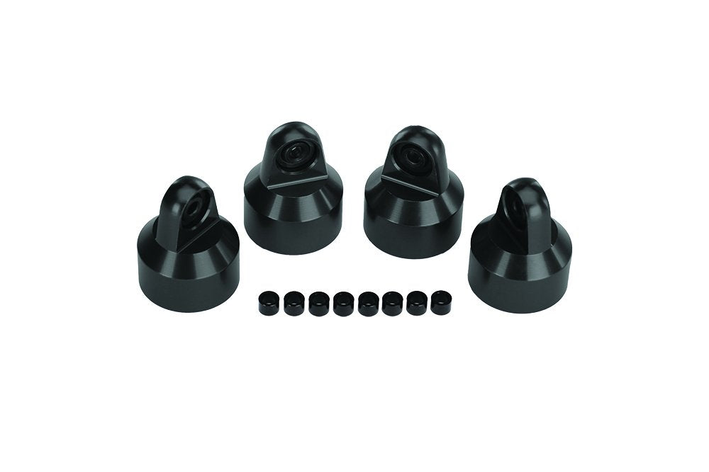 Traxxas 7764X PTFE-Coated Aluminum GTX Shock Caps with Spacers (set of 4)