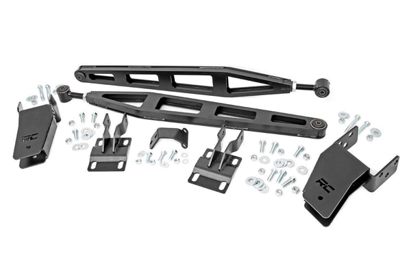 Rough Country Traction Bar Kit Inverted U-Bolts 0-6 Inch Fits Ford F-250 Super Duty (08-16) 51003