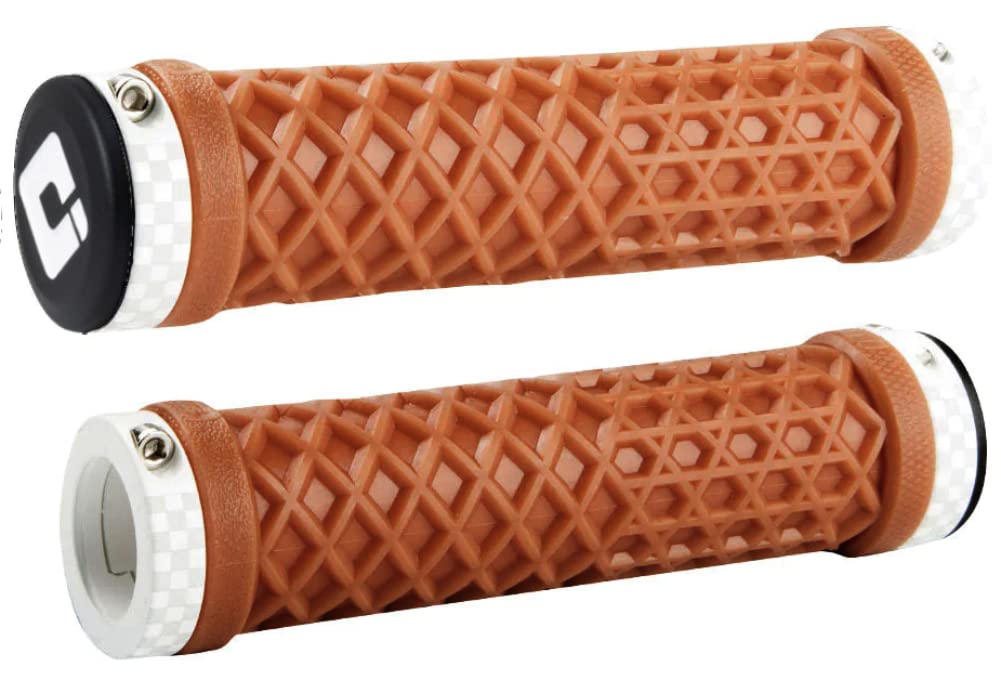 ODI 59-8767 Gum Vans PWC Lock-On Grips Rubber Material, 1" Handlebar Diameter, 5-1/8" Length, Brown, Adventure Touring/Dual-Sport/ATV/Offroad/Street/Watercraft Riding Style