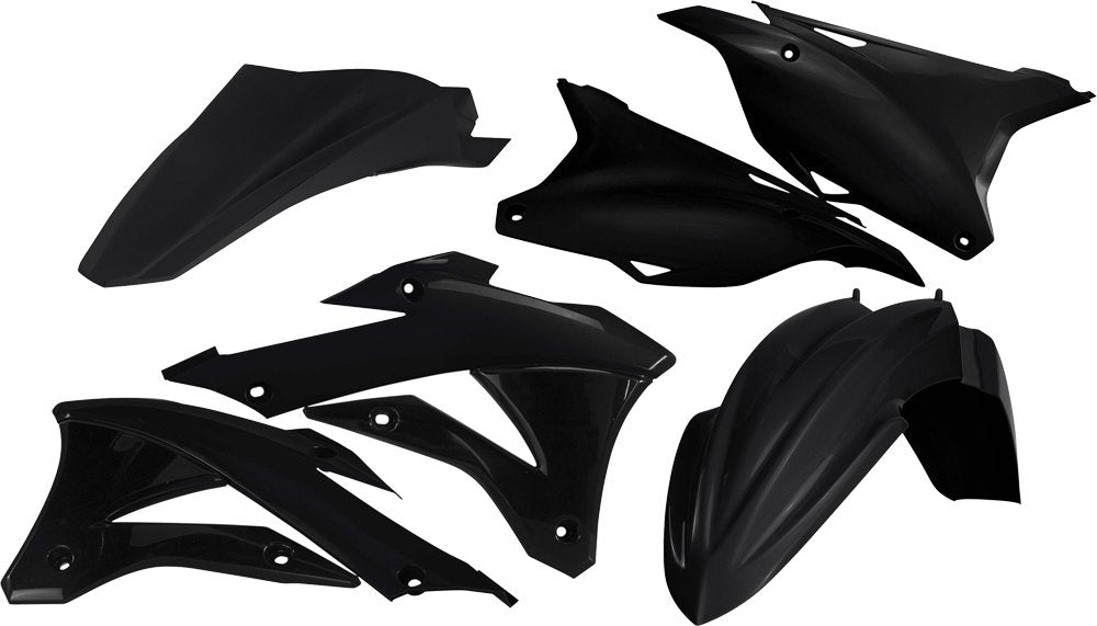 Acerbis Plastic Kit (Black) for 14-19 Kawasaki KX85