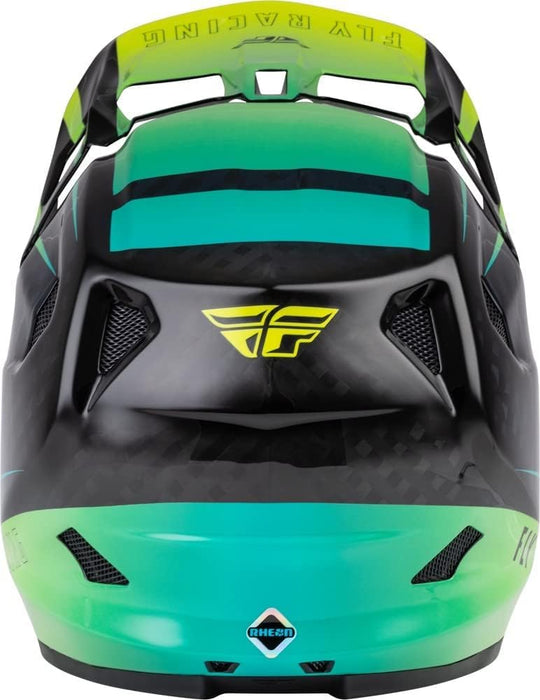 Fly Racing WERX-R Adult Carbon Cycling Helmet (Hi-Vis/Teal, Large)