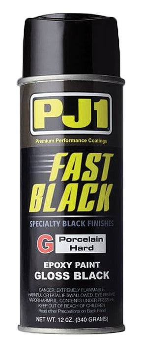 PJ1 16-GLS Gloss Black Epoxy Spray Paint (Aerosol), 12 oz