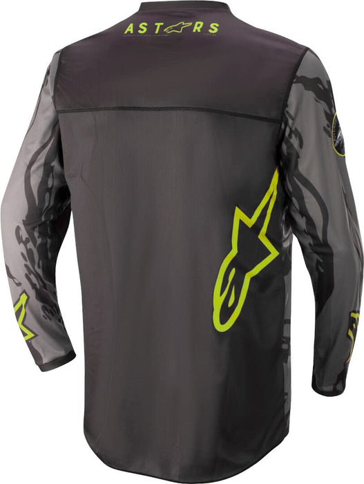 Alpinestars Youth Racer Tactical Jersey Blk/Gray Camo/Ylw Fluo Ys (3771222-1154-S)